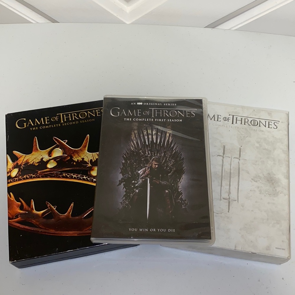 Seasons 1 2 and 3 of Game of Thrones